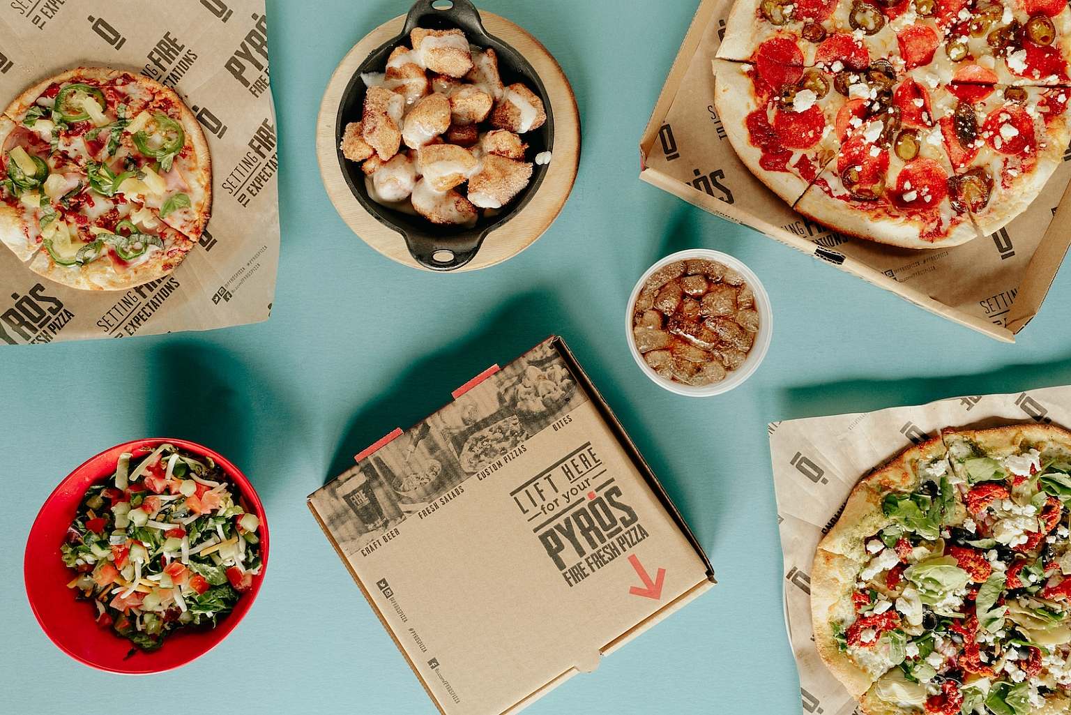 Pizza for your People | Pyro's Fire Fresh Pizza